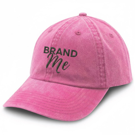 Washed Chino Caps Embroidery